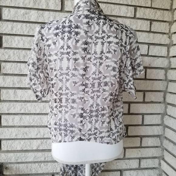 hinge silk blouse XS used - Picture 2 of 7